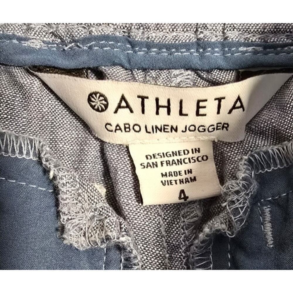 Athleta Cabo 100% Linen Joggers - Picture 5 of 9